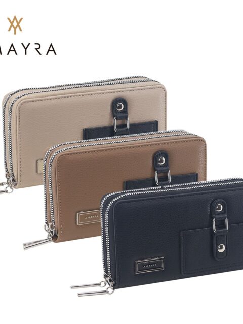 Billetera 2 Cierres Amayra Beige 67.3500020