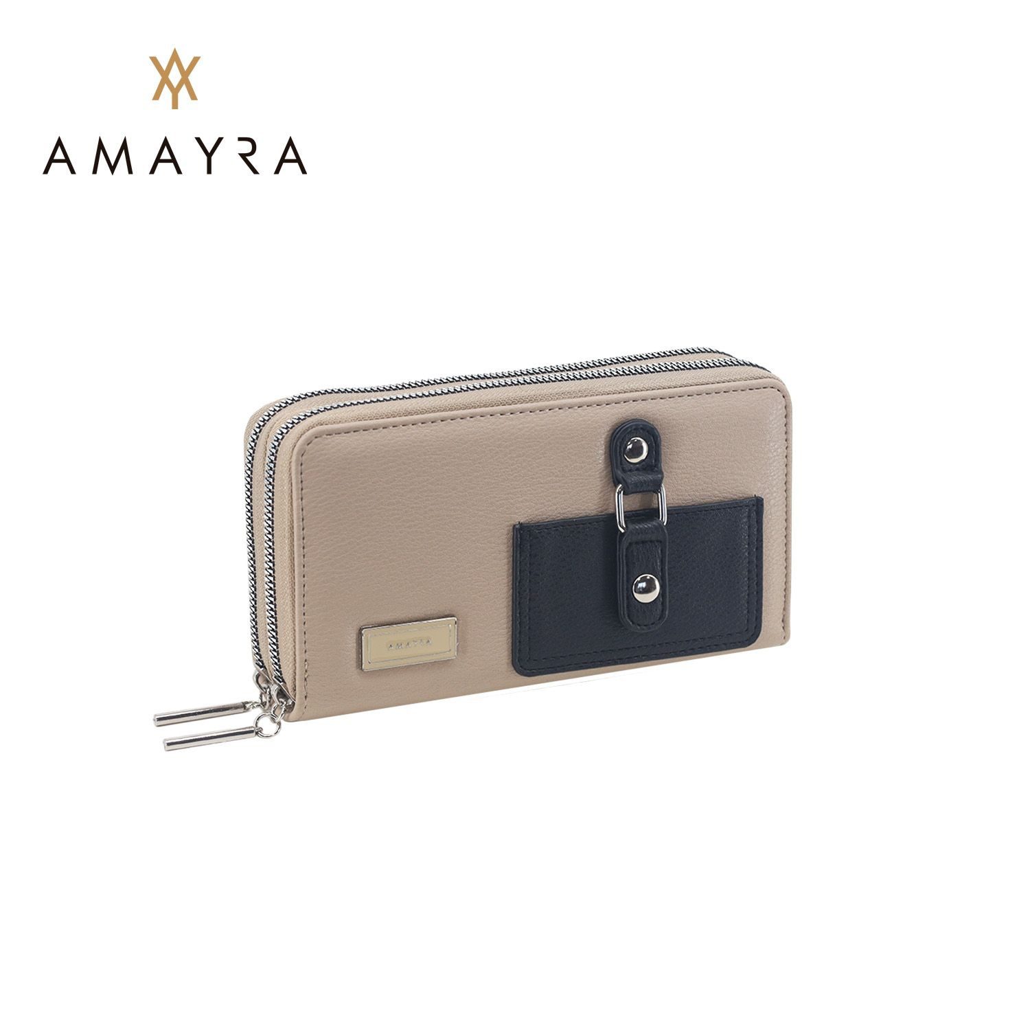 Billetera 2 Cierres Amayra Beige 67.3500020 - Imagen 2