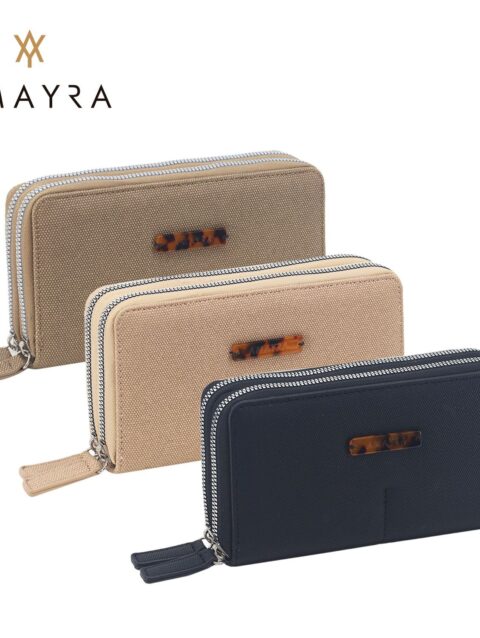 Billetera 2 Cierres Amayra Varios Colores 67.3500052