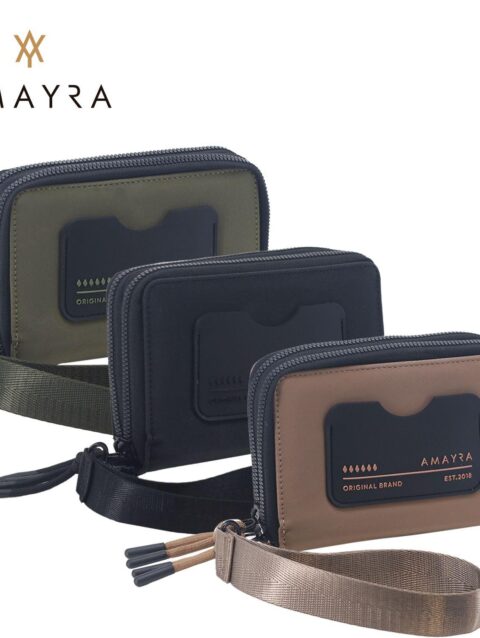 Billetera 2 Cierres Amayra Varios Colores 67.3500076